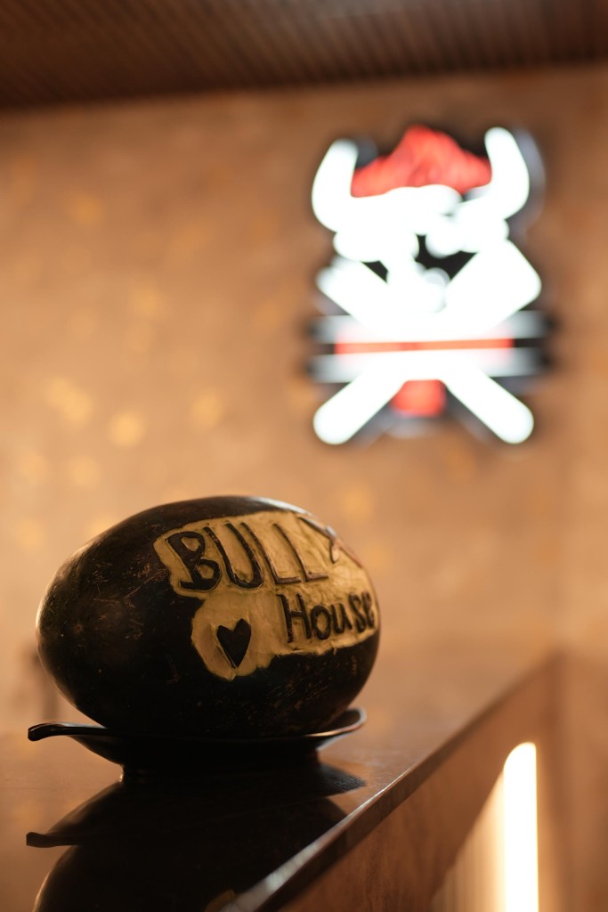 Bull House welcome stone